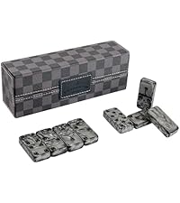 Amazon.com: Dominos Set for Adluts - Double 6 Jumbo Domino Set